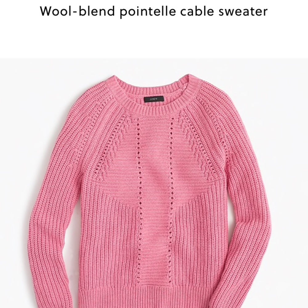 J. Crew wool & cotton slouchy sweater S